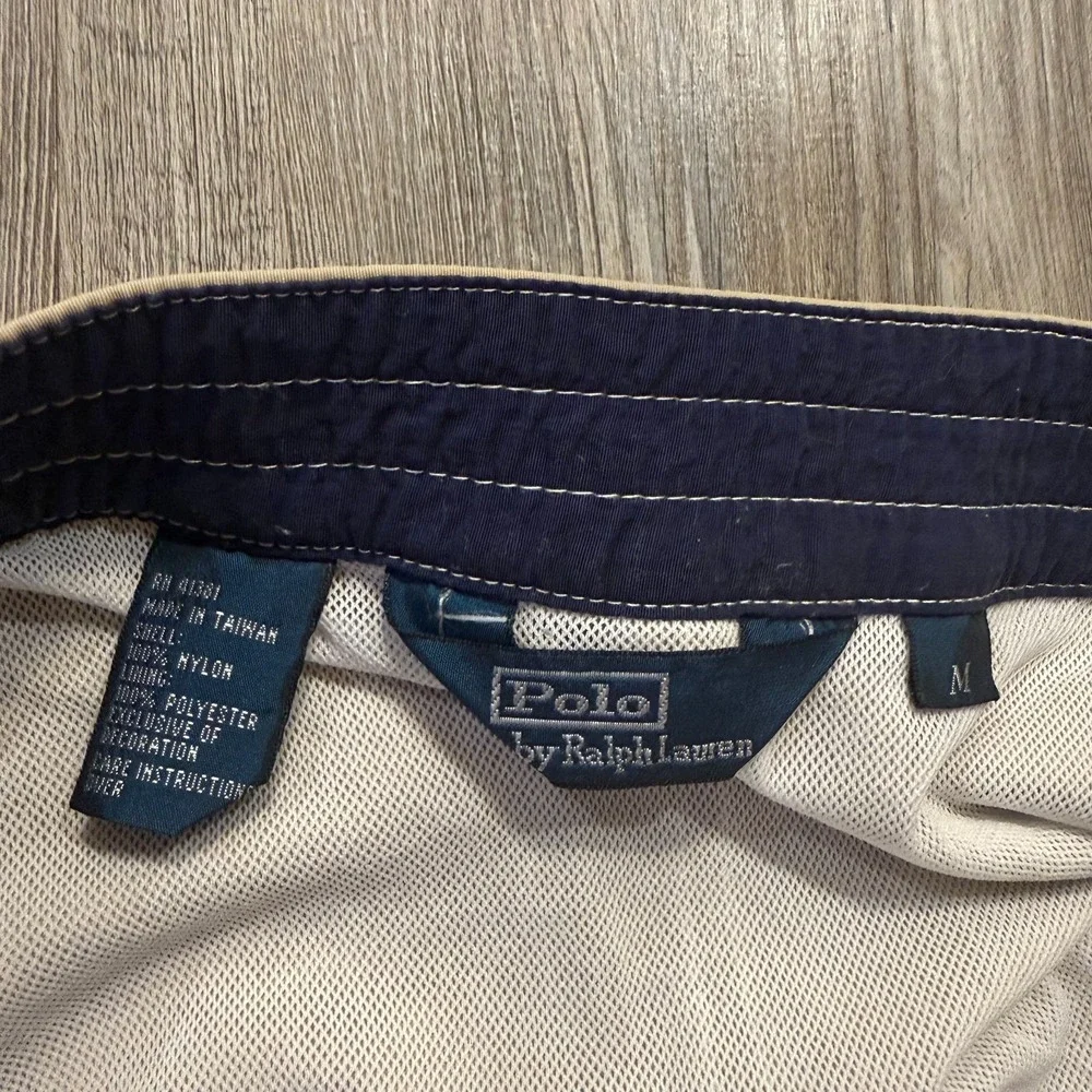 Polo Ralph‎ Lauren Mens Medium Vintage Beige Swim Trunks